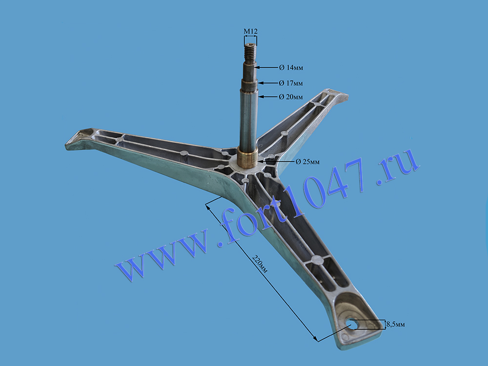 Крестовина барабана SAMSUNG EBI 733 DC97-00124A  под гайку